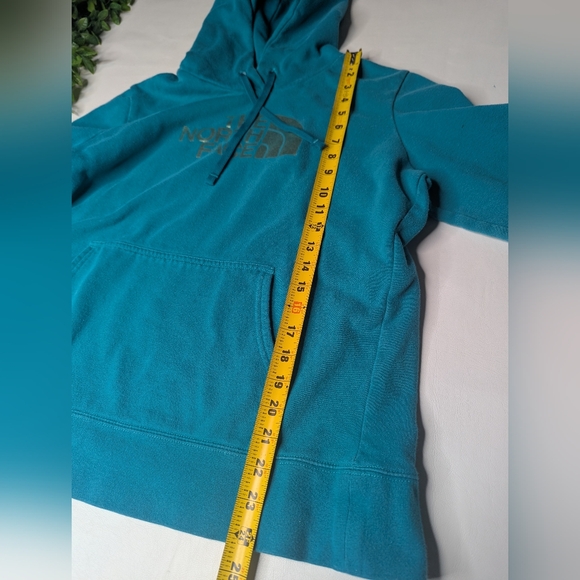 The North Face Hoodie Teal Turquoise Blue Women's Large - Picture 5 of 10